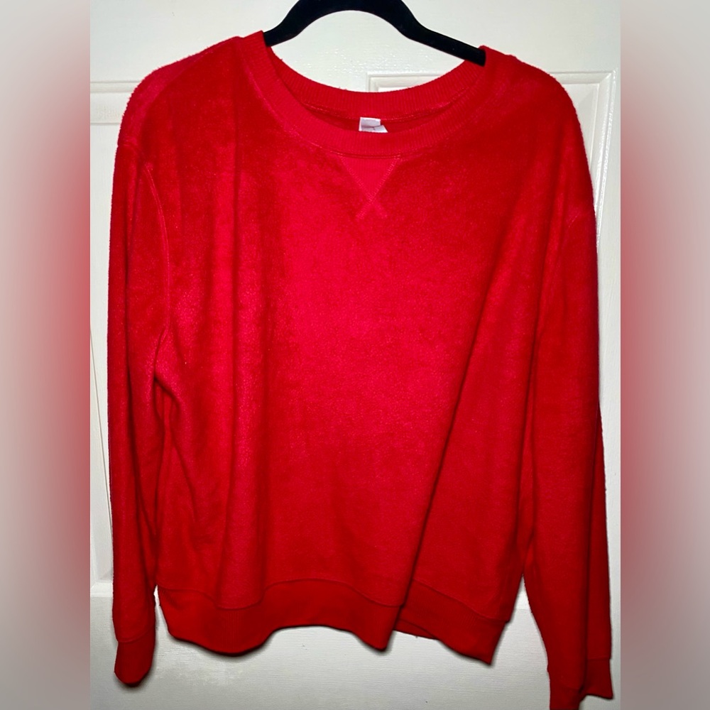 No Boundaries Red‎ Winter Sweater, Size 15-17